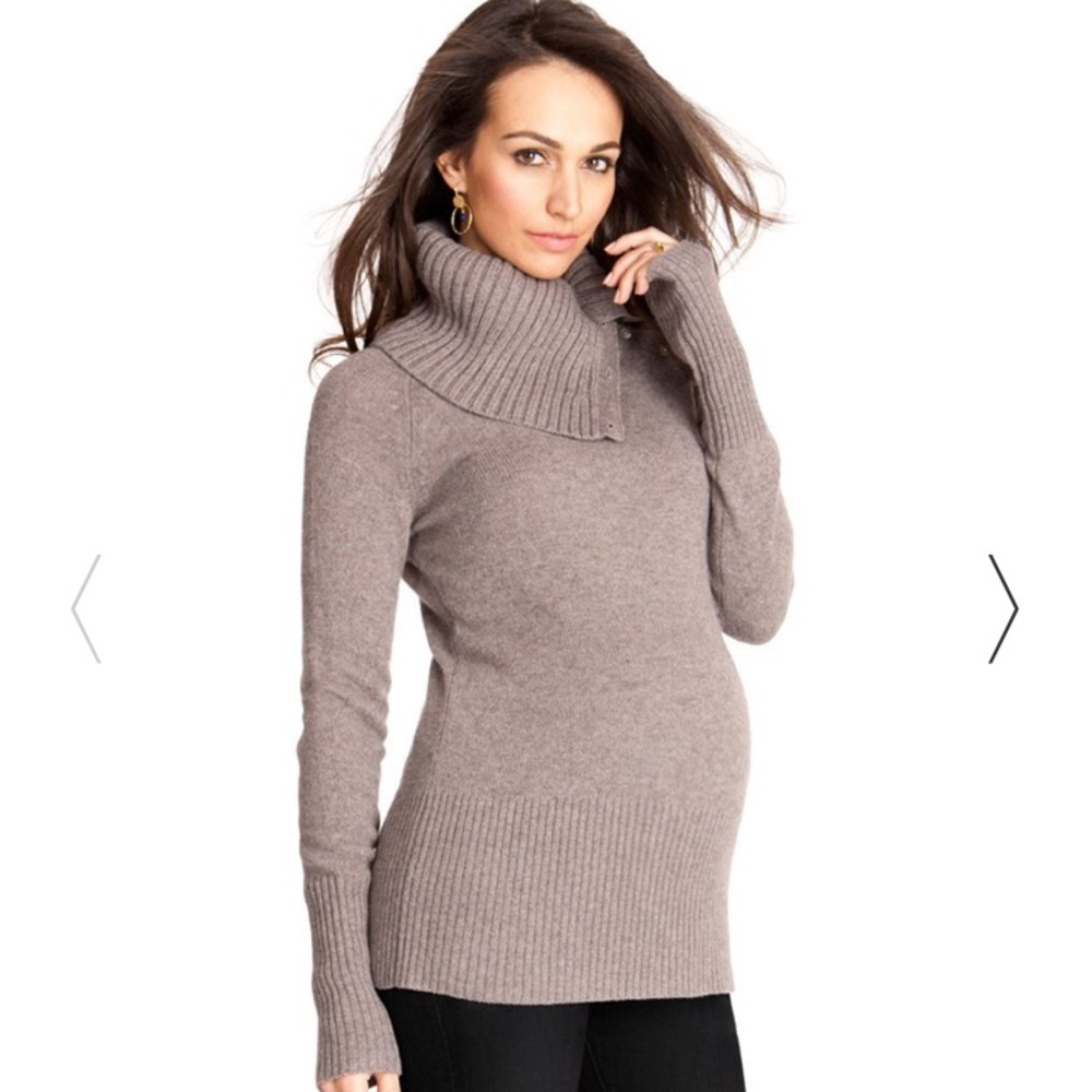 2 maternity tops! 1 sweater, 1 long sleeve shirt!